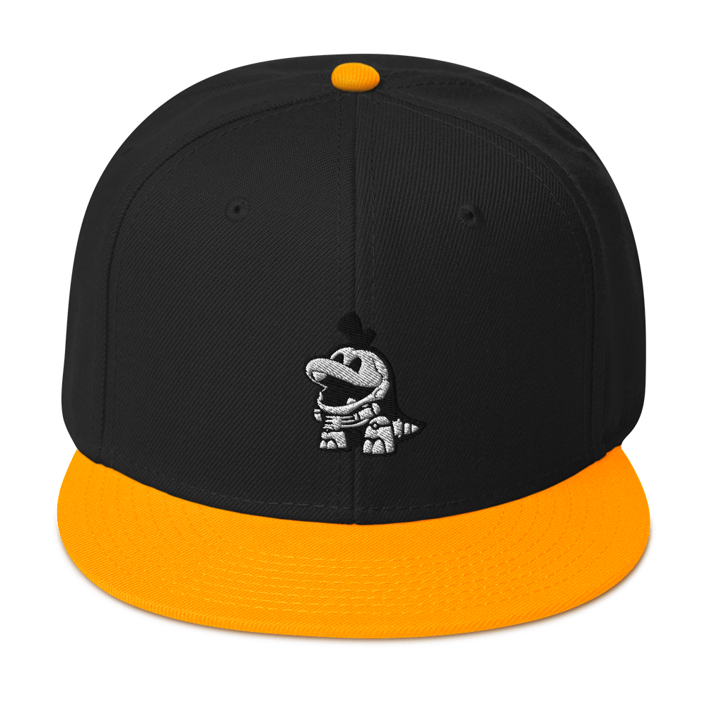 Derpy Crocodile Snapback Hat
