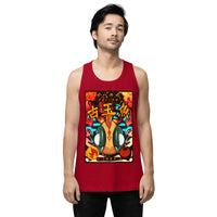 Thumbnail for Angry Fire Goldfish Premium tank top